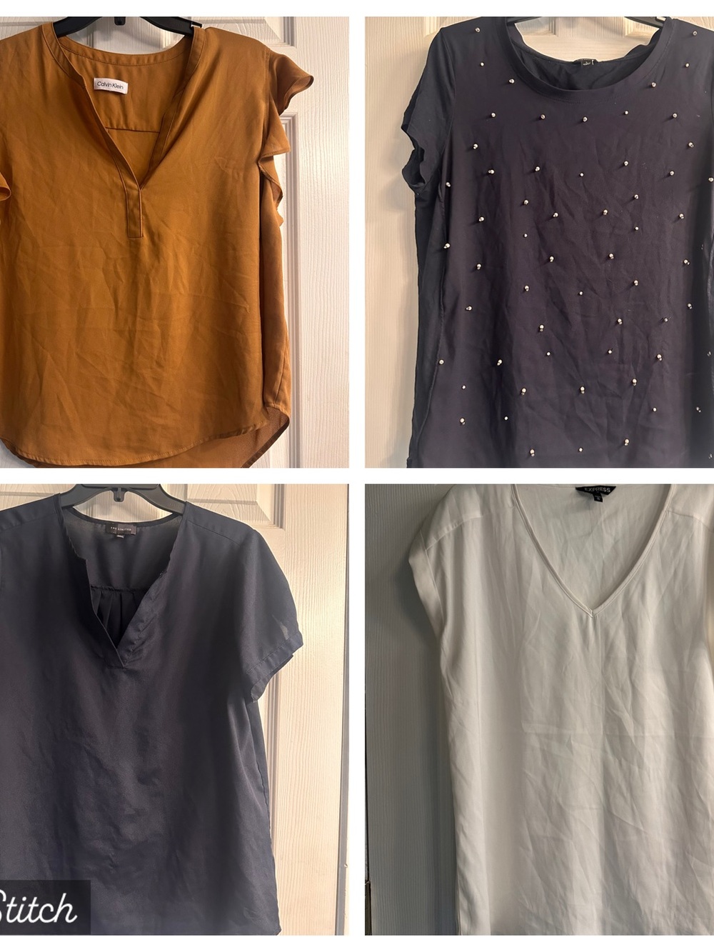 Short Sleeve Work Blouse Bundle